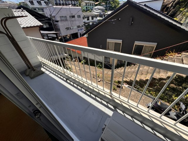 サンハイツのバルコニー