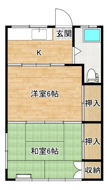 サンハイツの間取り