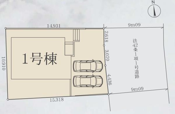 横浜市港南区港南台１丁目の新築一戸建の区画図|限定1棟の販売です！
お気軽にお問合せ下さい！