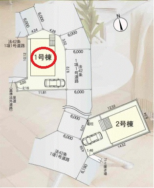 【区画図】 | クレイドルガーデン大津市雄琴第２６ | 区画図