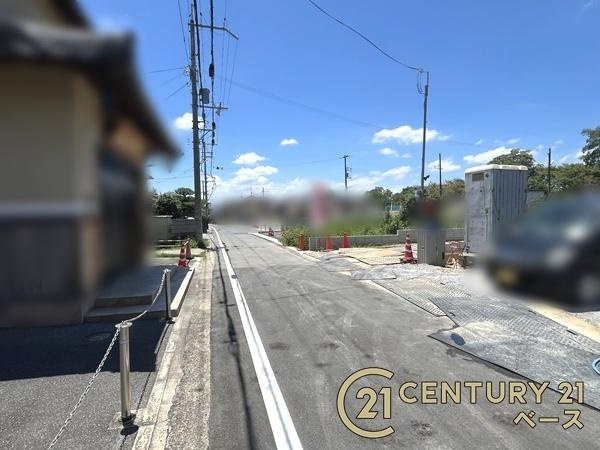 クレイドルガーデン龍田南 １号棟 ／新築一戸建の前面道路含む現地写真|■現地撮影写真■閑静な住宅地で穏やかな暮らしをスタート！