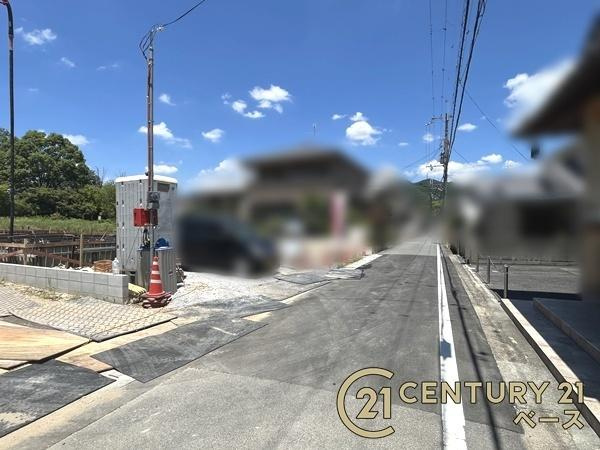 クレイドルガーデン龍田南 １号棟 ／新築一戸建の前面道路含む現地写真|■現地撮影写真■