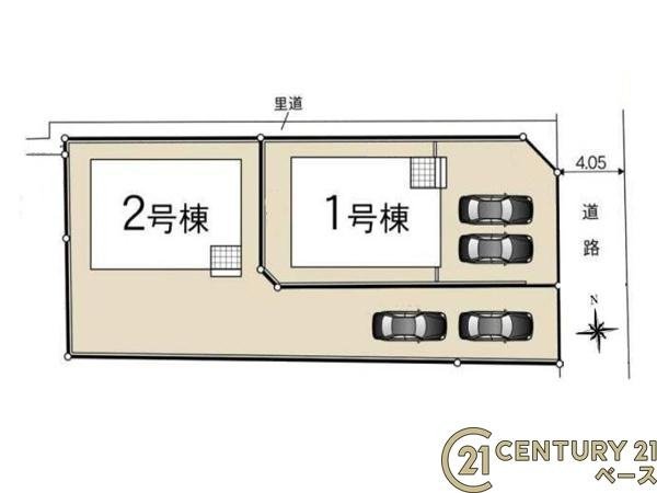 クレイドルガーデン龍田南 １号棟 ／新築一戸建の区画図|■こちらの物件は１号棟です！■