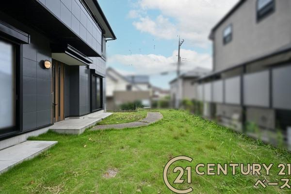 香芝市真美ケ丘７丁目　一戸建の庭|■現地撮影写真■家庭菜園やガーデニングなど多用途に楽しめるお庭付き！