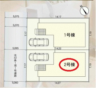 【区画図】 | クレイドルガーデン守山市下之郷第２ | 区画図
