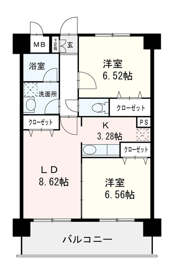 【間取り】 | アンプルールベトン明永