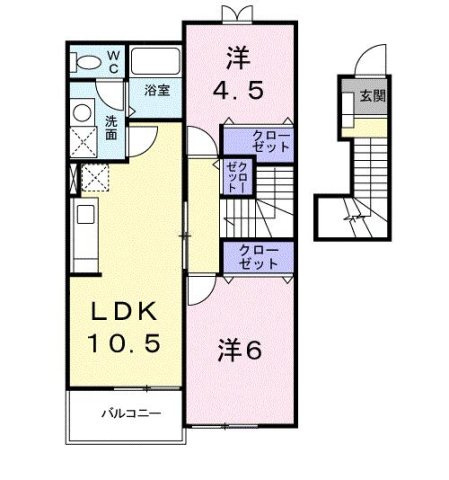 メゾン．ド．ノルテの間取り