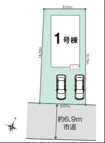 【区画図】 | リナージュ湖南市宝来坂２丁目０１期 | 区画図
