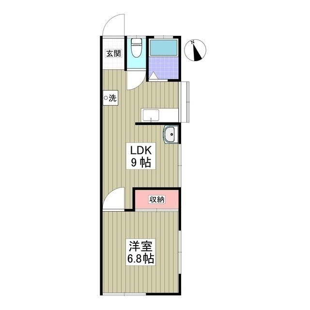 ヤナセハイツの間取り