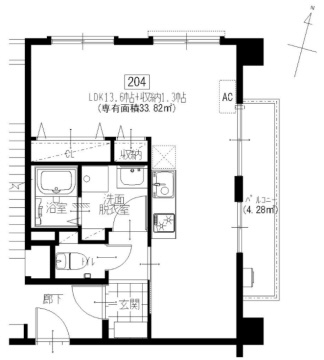 芦屋リバーウエストマンションの間取り
