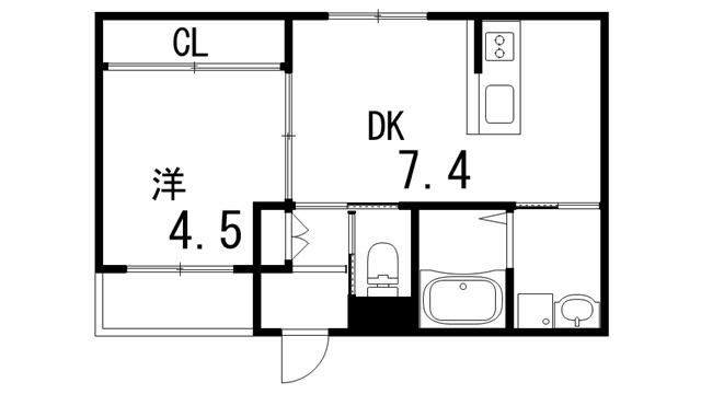 グランメール芦屋南宮町の間取り