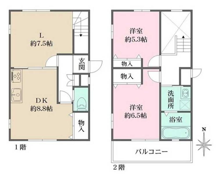 サテライト芦屋船戸町の間取り
