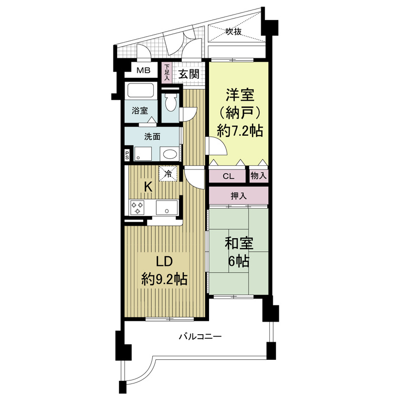 KDXレジデンス夙川ヒルズ　4番館の間取り