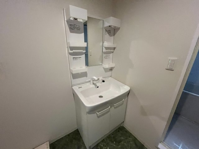 竹園マンションの洗面所