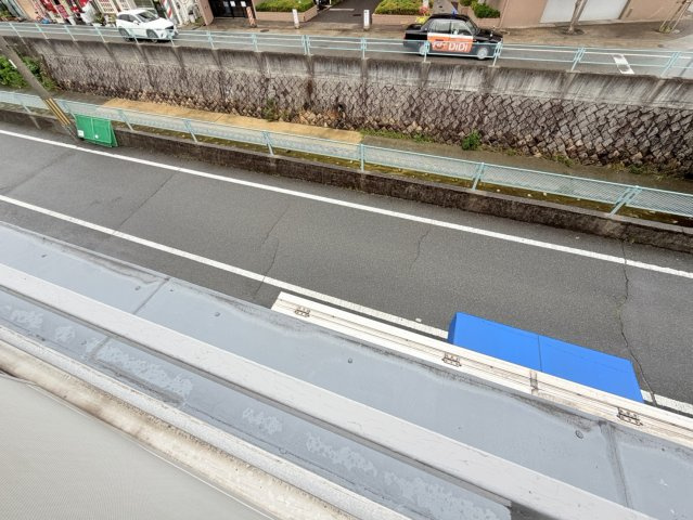 藤本マンションのバルコニー