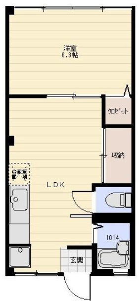 藤本マンションの間取り