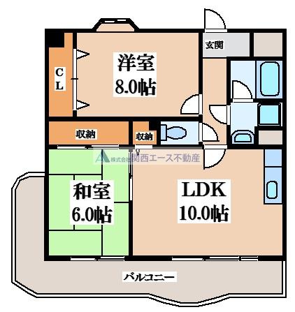 【間取り】 | フローリッシュ北田