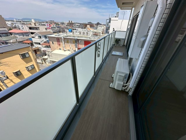 プレジオ西宮北口のバルコニー