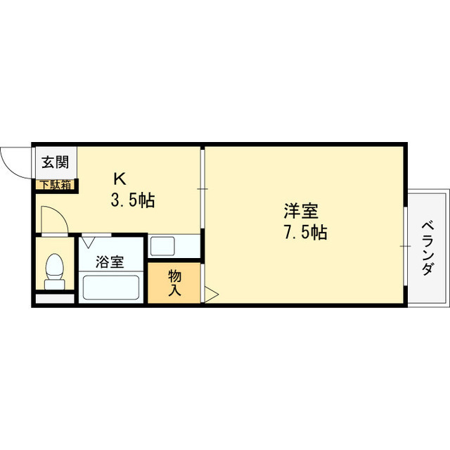 ソレイユ（西宮）の間取り