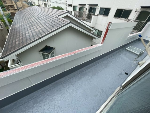 ルクス西宮北口のバルコニー