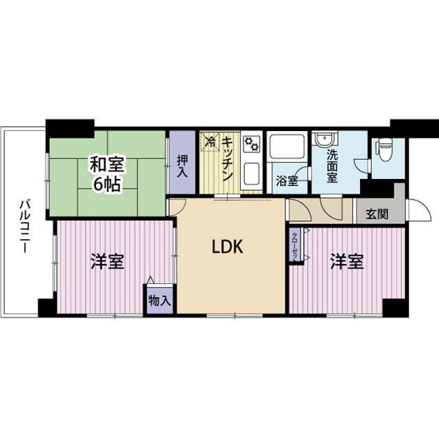 クリソベール本丸の間取り