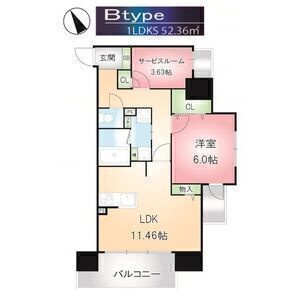 【間取り】 | Kamiya　Bldg東桜