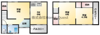 【間取り】 | 法善寺4丁目戸建