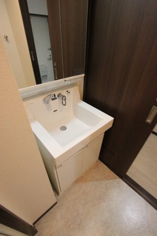 ディアコート千早の洗面所