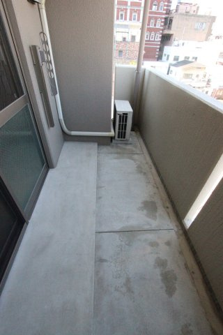 ディアコート千早のバルコニー
