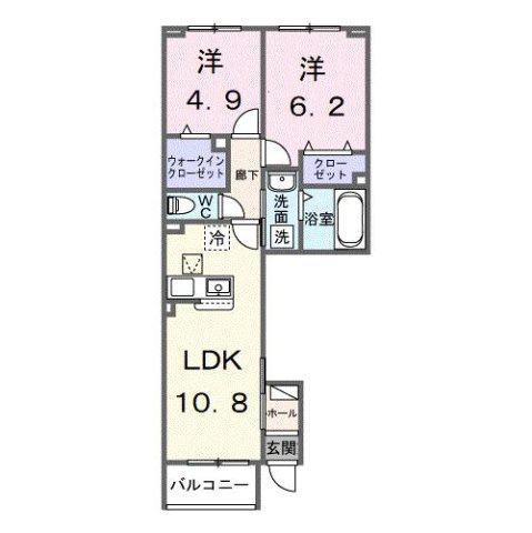 【間取り】 | ベル　ソーレ　メゾン
