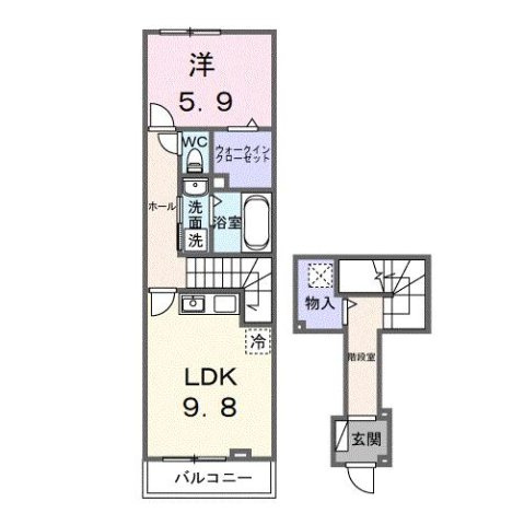 【間取り】 | ベル　ソーレ　メゾン
