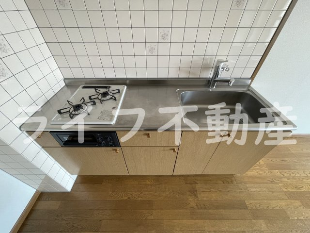フィールドパークⅠ番館のキッチン|きれいなキッチンです