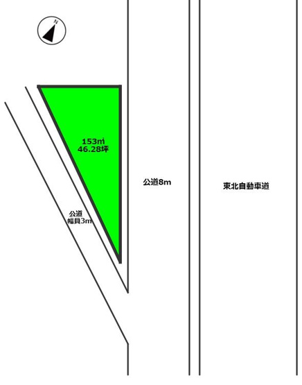【間取り】 | 白岡市寺塚貸地