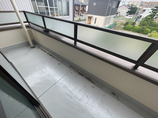 クレール大島のバルコニー