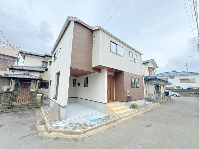 【外観】 | 川越市砂　新築一戸建住宅　全1棟　(ふじみ野店) | 現地（2026月9月10日）撮影
・耐震等級３＋制震ダンパー
・みらいエコ住宅
・長期優良住宅（減税＋控除）
・住宅性能表示（建設＋設計）