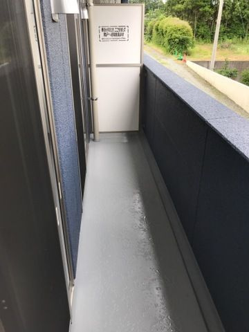 侑信輪Ⅲのバルコニー