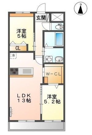 侑信輪Ⅲの間取り