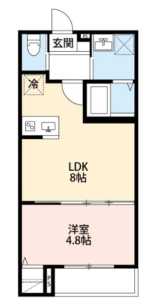 春日部市中央６丁目のアパート