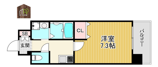 【間取り】 | エス・キュート城東中央