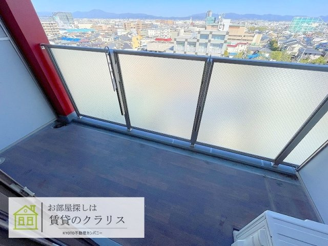 グランパシフィック東向日のバルコニー