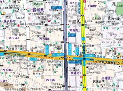 【地図】 | ＨＳ梅田ＥＡＳＴ