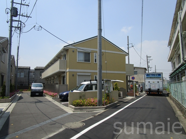 シェルハウス上中里Ｄの外観|閑静な住宅街ですよ♪