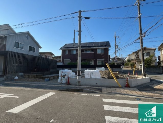 明石市西明石町　第1期　新築一戸建ての外観|周辺は落ち着いた街並みの住宅地！子育てがしやすい住環境です！まだ未完成ですが、現地でしかわからない事もございます。是非一度ご覧ください。