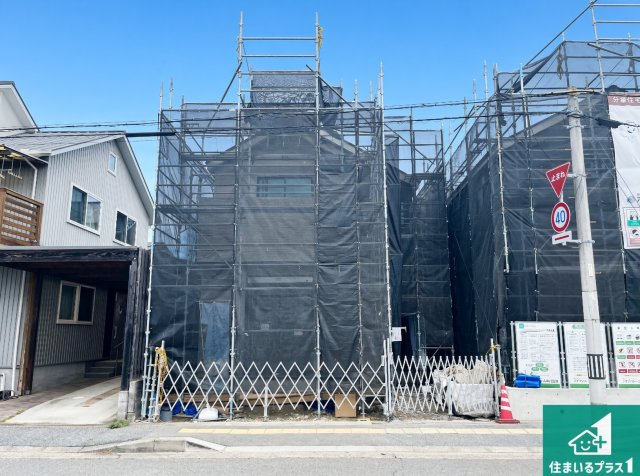 明石市西明石町　第1期　新築一戸建ての外観|周辺は落ち着いた街並みの住宅地！子育てがしやすい住環境です！まだ未完成ですが、現地でしかわからない事もございます。是非一度ご覧ください。