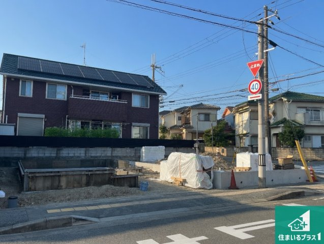 明石市西明石町　第1期　新築一戸建ての外観|周辺は落ち着いた街並みの住宅地！子育てがしやすい住環境です！まだ未完成ですが、現地でしかわからない事もございます。是非一度ご覧ください。
