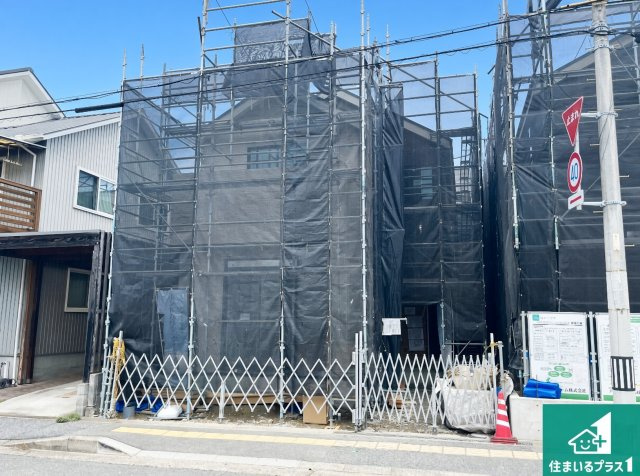 明石市西明石町　第1期　新築一戸建ての外観|周辺は落ち着いた街並みの住宅地！子育てがしやすい住環境です！まだ未完成ですが、現地でしかわからない事もございます。是非一度ご覧ください。