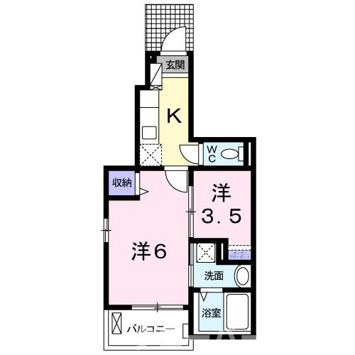 ディア　コート　中津の間取り