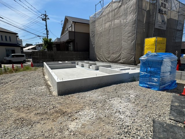 SUN COURTーサンコート－小倉南区蜷田若園３丁目【小倉南区　新築戸建て】の外観|現地撮影　2026,6,14　SUN COURTーサンコート－小倉南区蜷田若園３丁目【小倉南区　新築戸建て】