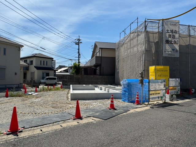 SUN COURTーサンコート－小倉南区蜷田若園３丁目【小倉南区　新築戸建て】の外観|現地撮影　2026,6,14　SUN COURTーサンコート－小倉南区蜷田若園３丁目【小倉南区　新築戸建て】