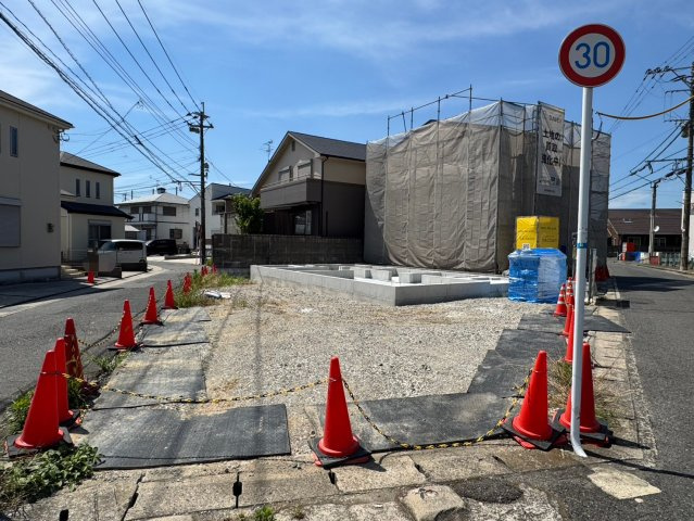 SUN COURTーサンコート－小倉南区蜷田若園３丁目【小倉南区　新築戸建て】の外観|現地撮影　2026,6,14　SUN COURTーサンコート－小倉南区蜷田若園３丁目【小倉南区　新築戸建て】